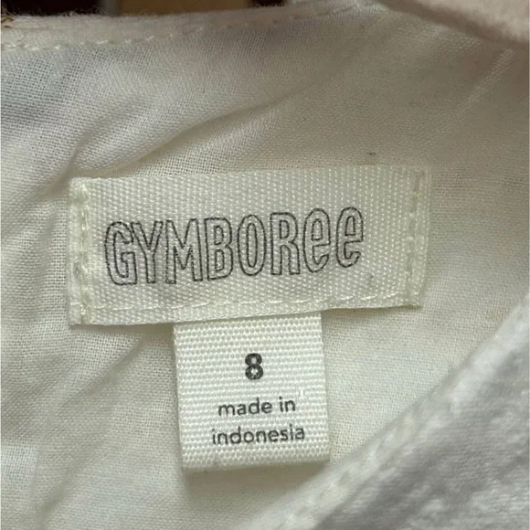 Gymboree White Sheath Dress with Flutter Cap Sleeves - Picture 3 of 16